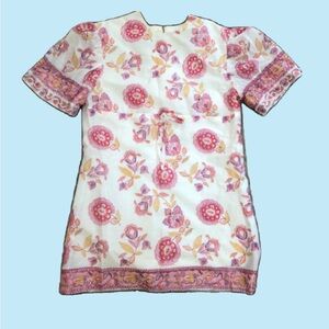 1970s Girls' Floral Top